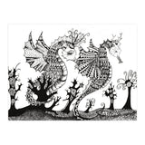 Seahorse Dragons Mystical Home (Print Only) thumbnail