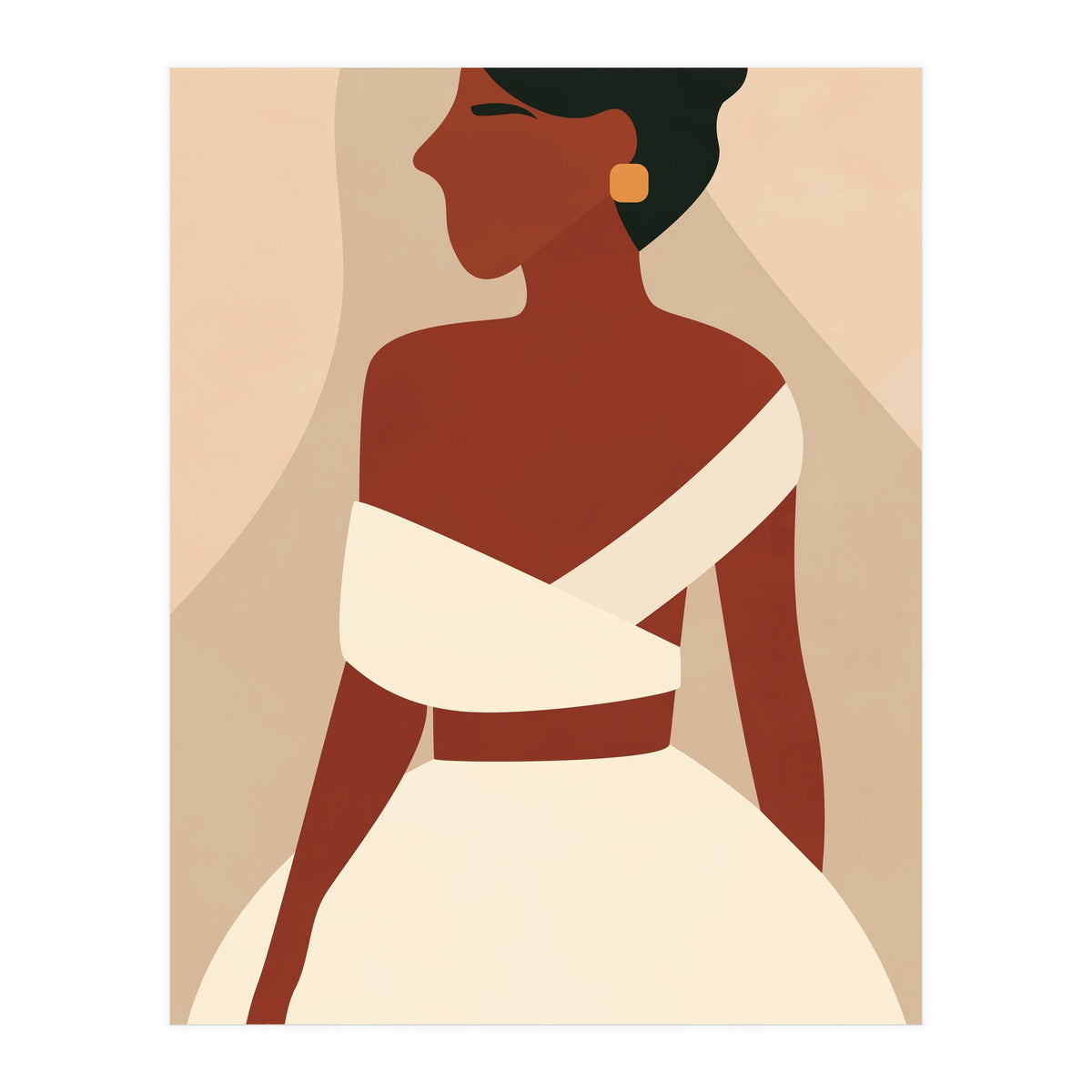 Woman in Dress (Print Only)