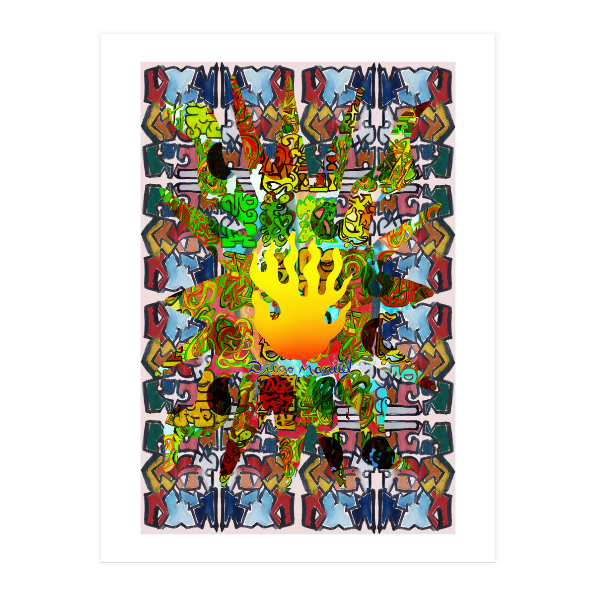 Fuego Y Graffiti 48 (Print Only)