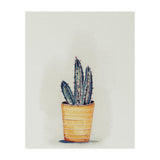 Cactus in yellow pot (Print Only) thumbnail