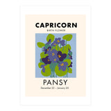 Capricorn Birth Flower Pansy (Print Only) thumbnail
