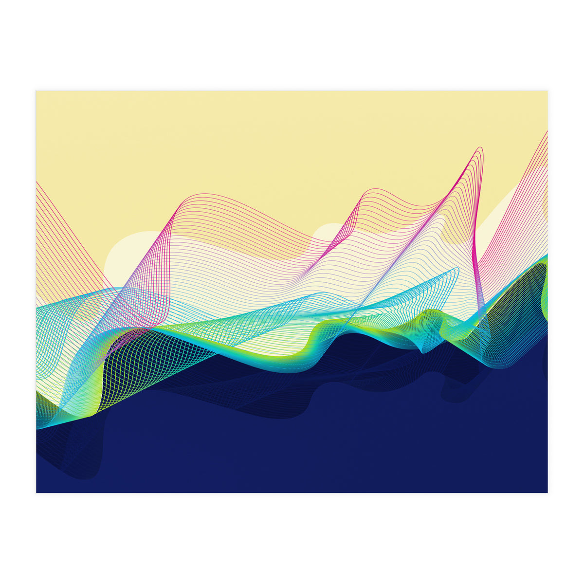 Abstract Waves (Print Only)