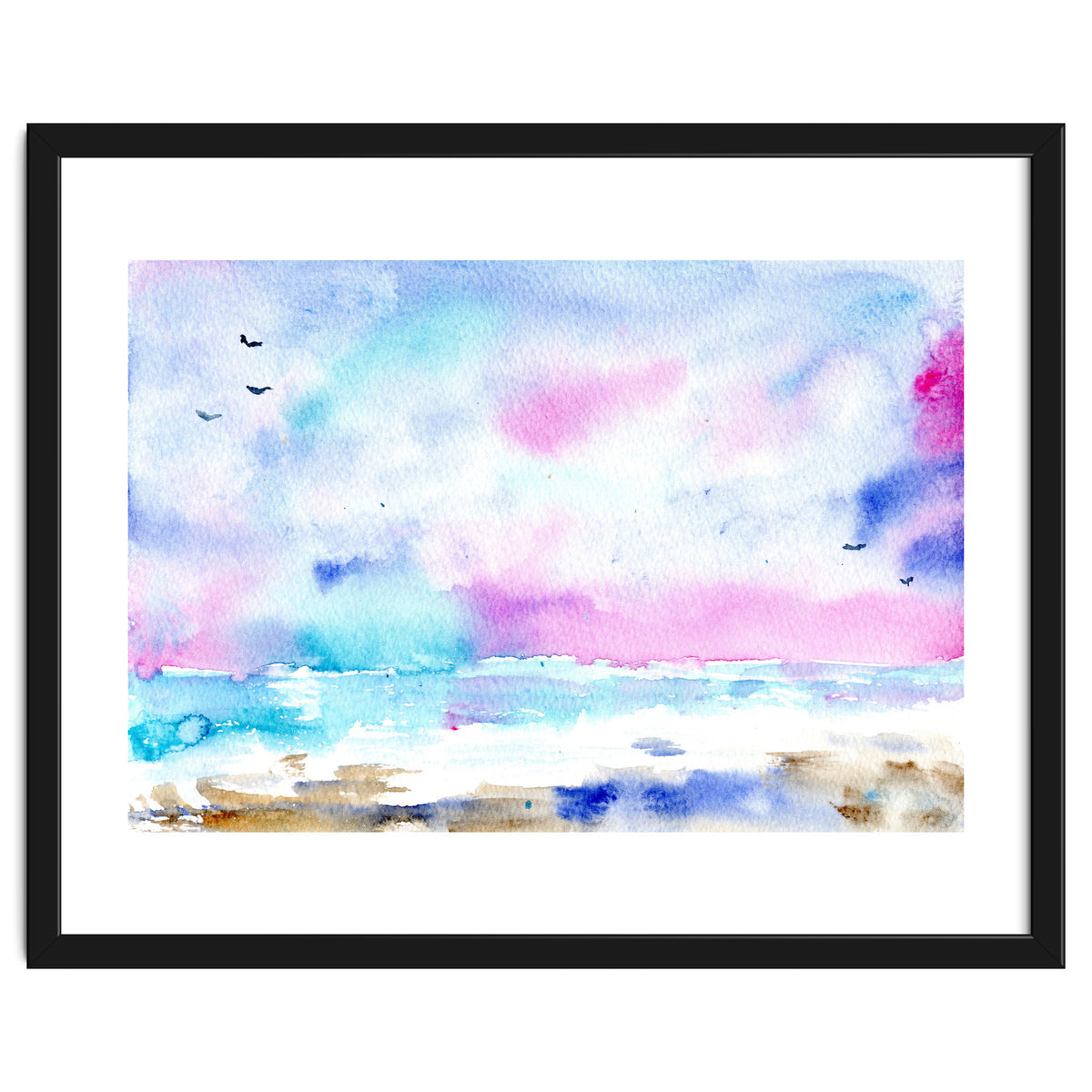 Tenderness of the sea || watercolor