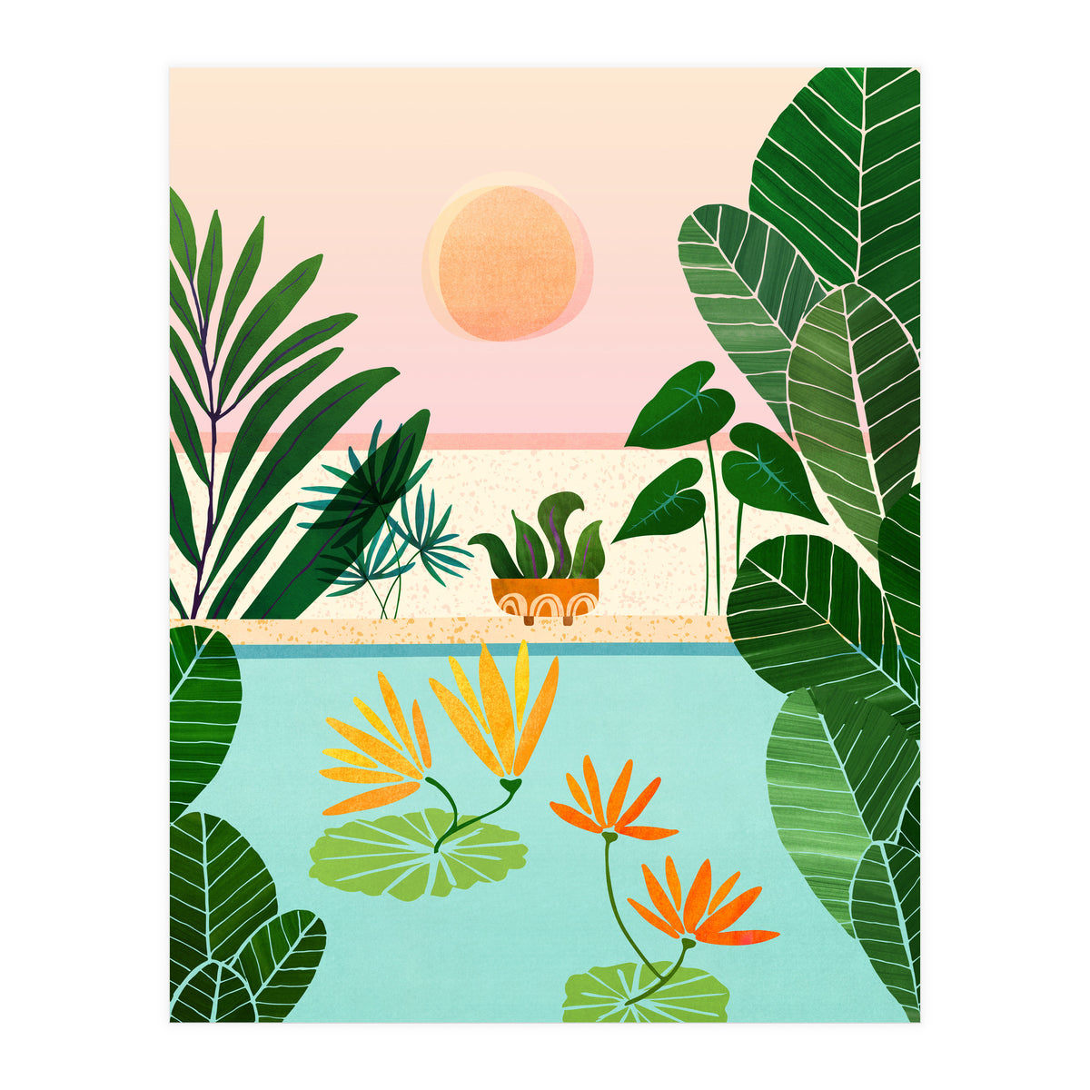 Shangri La Sunrise (Print Only)