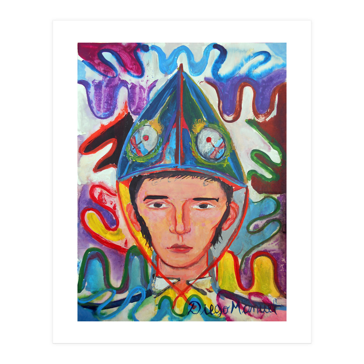 San Martin Con Sombrero Bicorneo (Print Only)