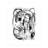 Two Shy Angels - b&w (Print Only) thumbnail