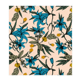 Blooming blossoms bluish I (Print Only) thumbnail