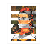 Frida Kahlo's Self Portrait with Monkey & Sophia Loren (Print Only) thumbnail