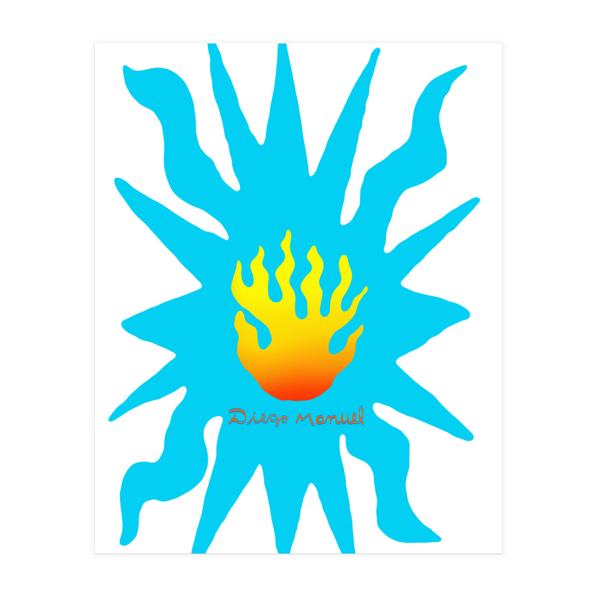 Fuego 43 Copia (Print Only)