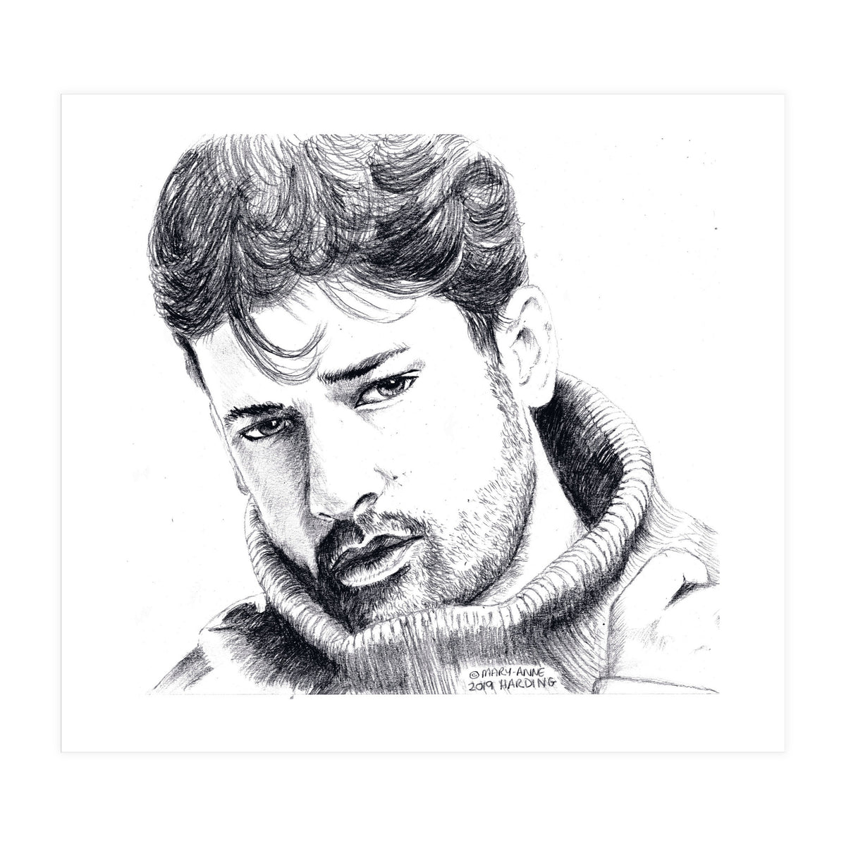 Alp Navruz -Turkish Actor (Print Only)