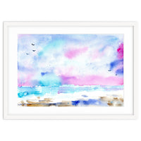 Tenderness of the sea || watercolor