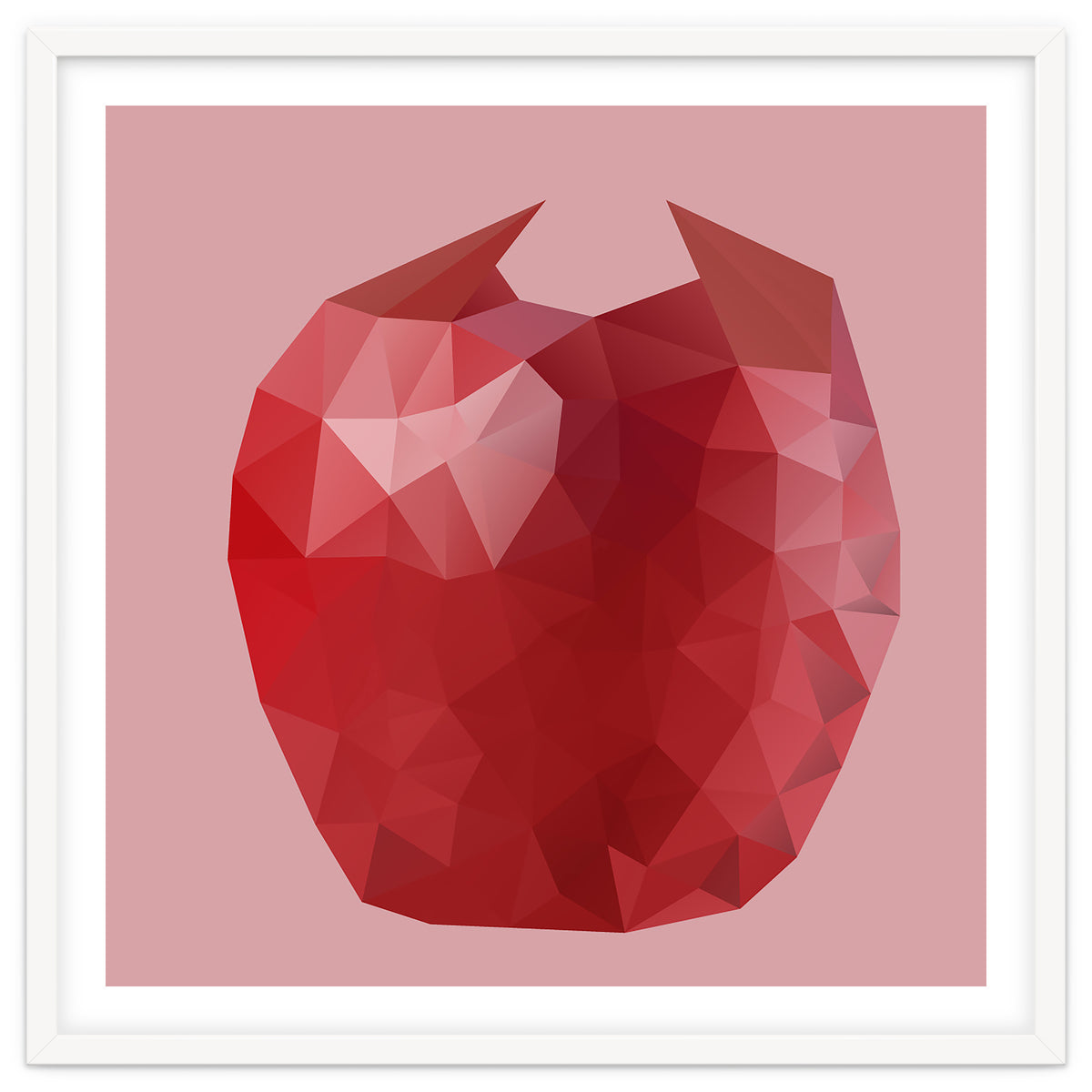 Apple Low Poly Art