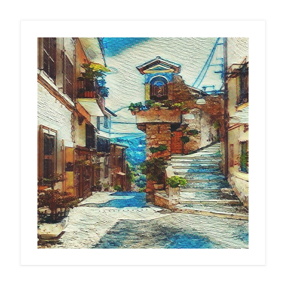 An Italian Neighborhood (Print Only)