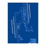Paris CDG Airport Layout (Print Only) thumbnail