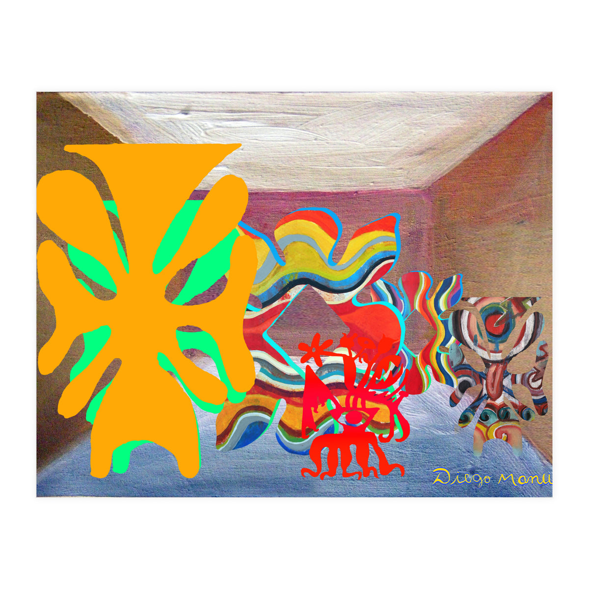 Pop Abstract Escena 2023 2 (Print Only)