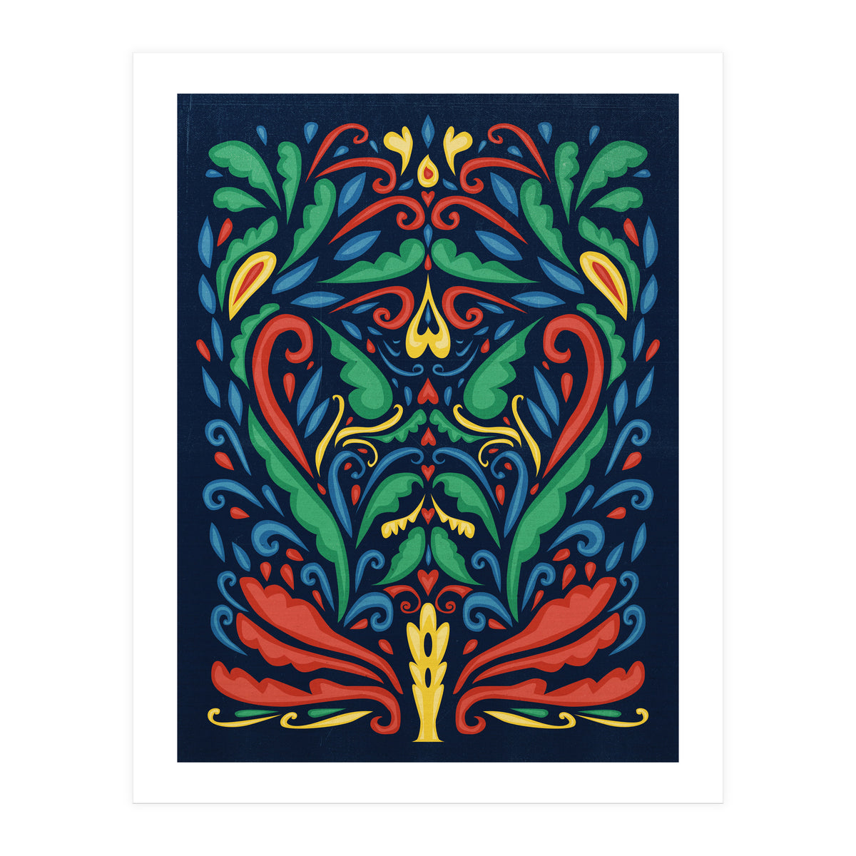 Art Nouveau Folk Art Style (Print Only)
