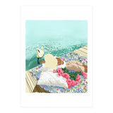 Heart Upon My Sleeve, Valentine's Day Love Bohemian (Print Only) thumbnail