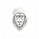 Cool Lion Bw (Print Only) thumbnail