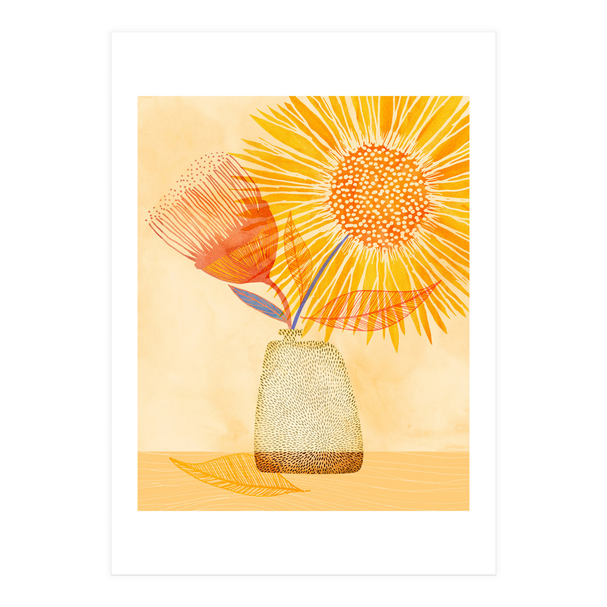 Tuesday Afternoon Sunflowers (Print Only)
