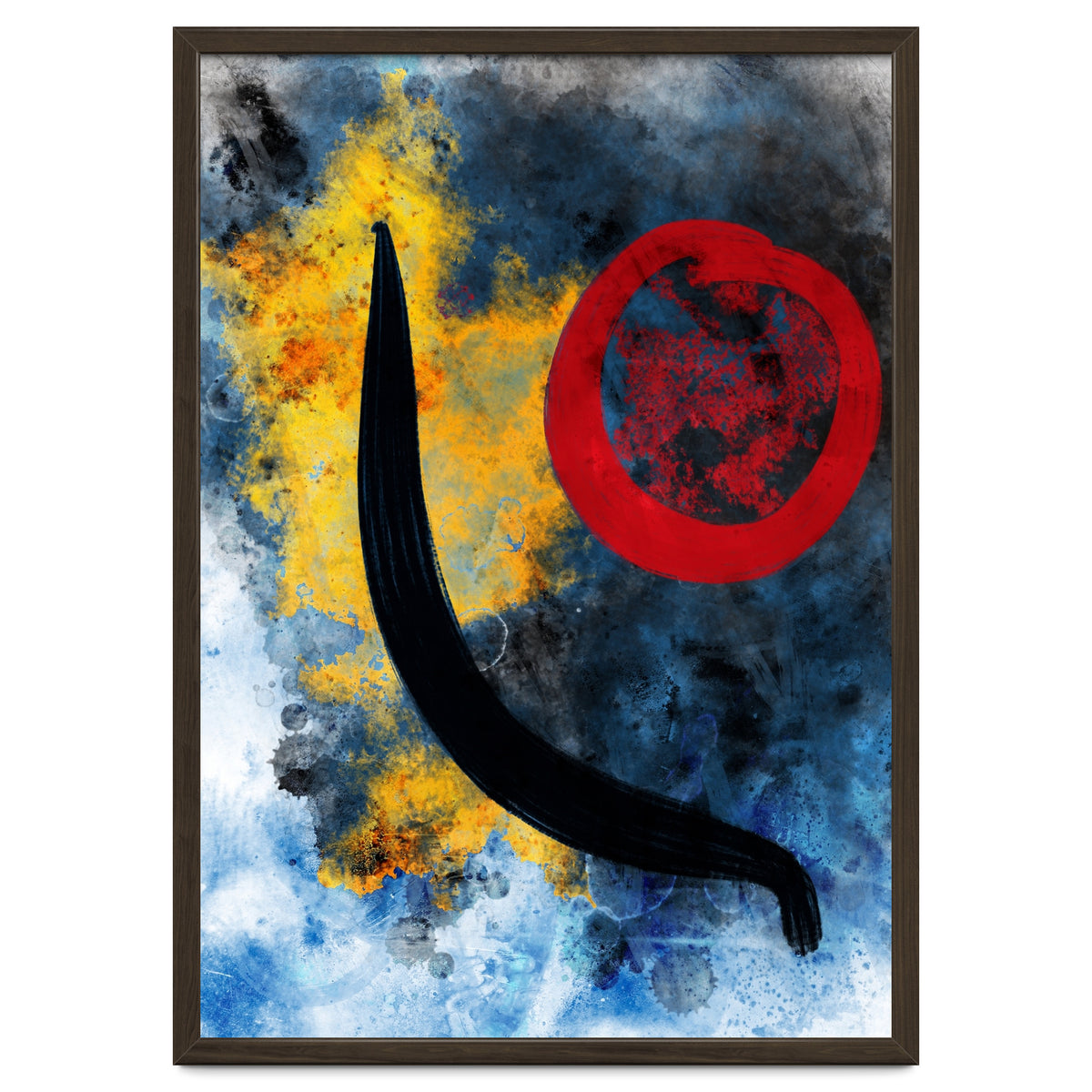 Abstract Calligraphy in the universe