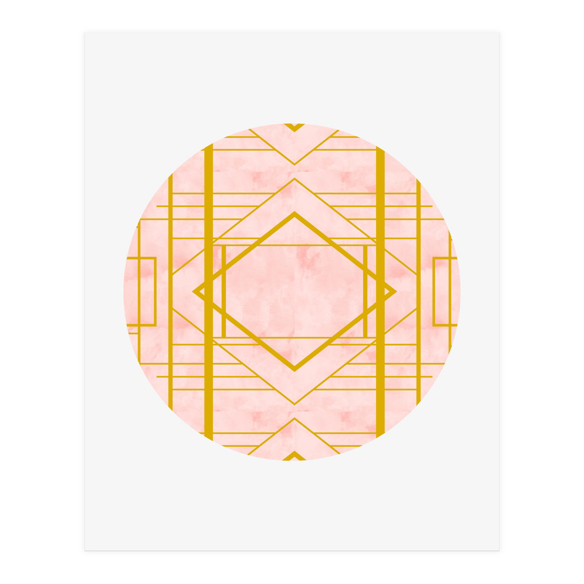 Art Deco Blush (Print Only)