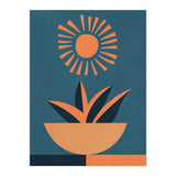Retro Boho Botanical Sun Plant (Print Only) thumbnail