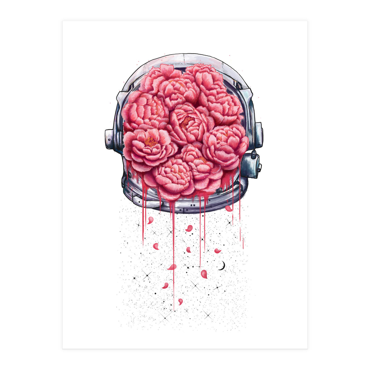 Cosmic Peonies (Print Only)