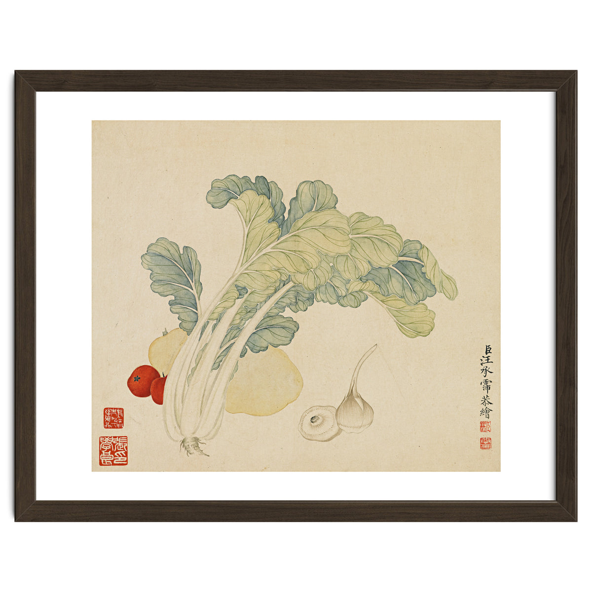 Wang Chengyu ~flowers, Vegetables, Chinese Cabbage, Potatoes, Garlic, Tomatoes, Vegetables