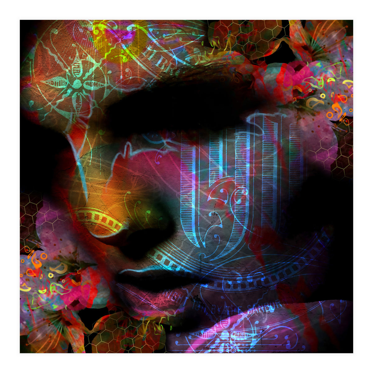 New Girl Face Redrefind (Print Only)