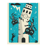 TAROT CARD CAT: THE TOWER (Print Only) thumbnail