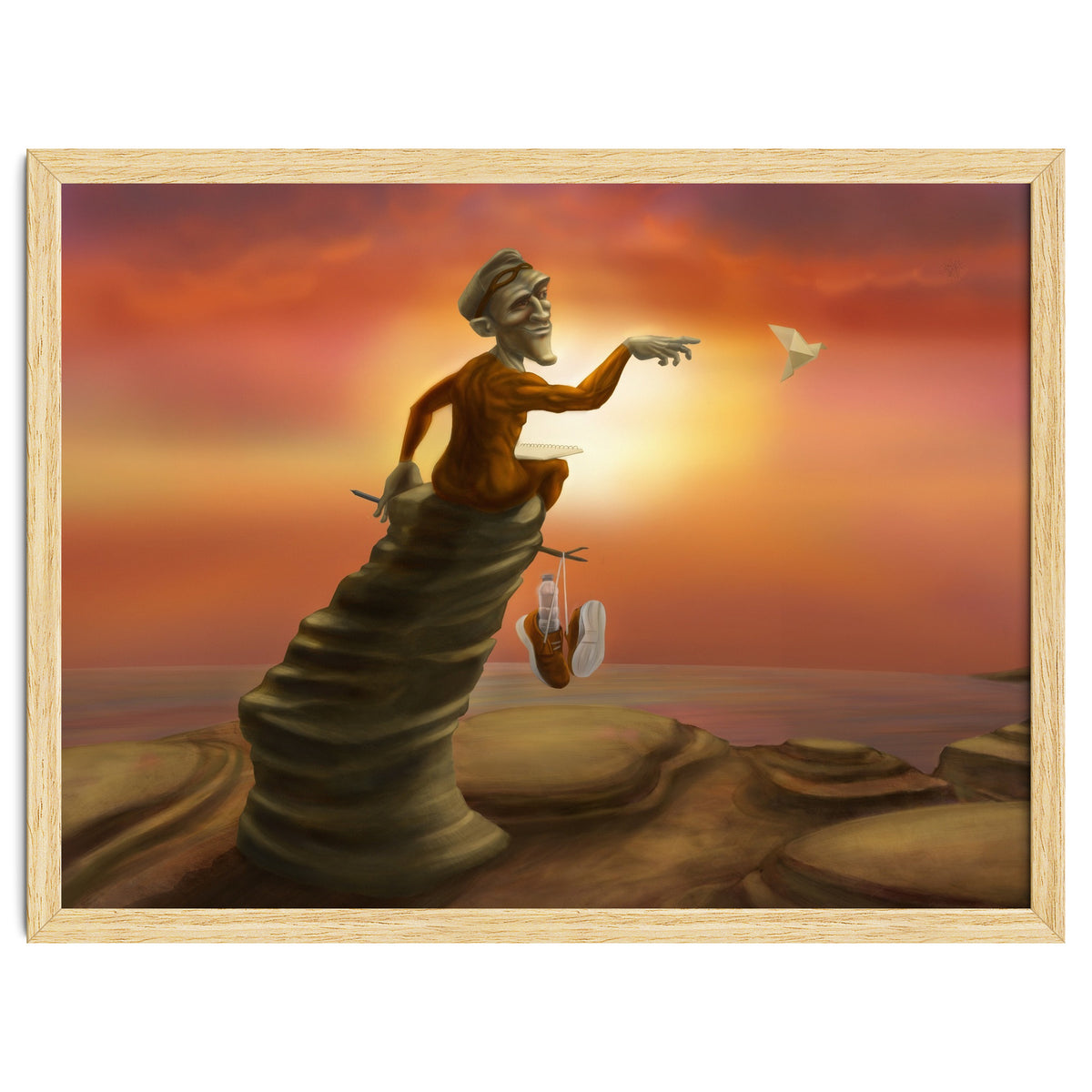 Superhero on a break