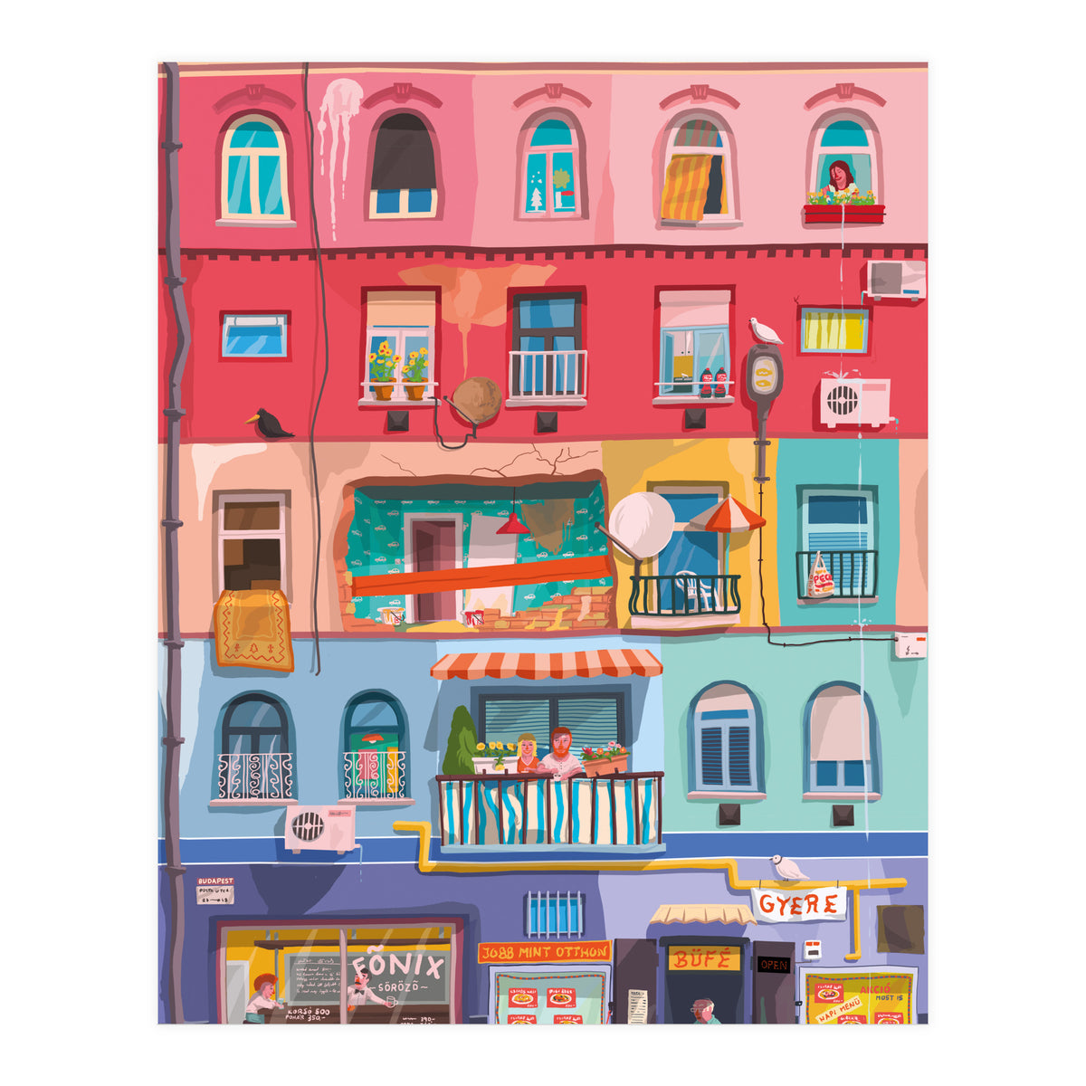 Frontage Budapest (Print Only)