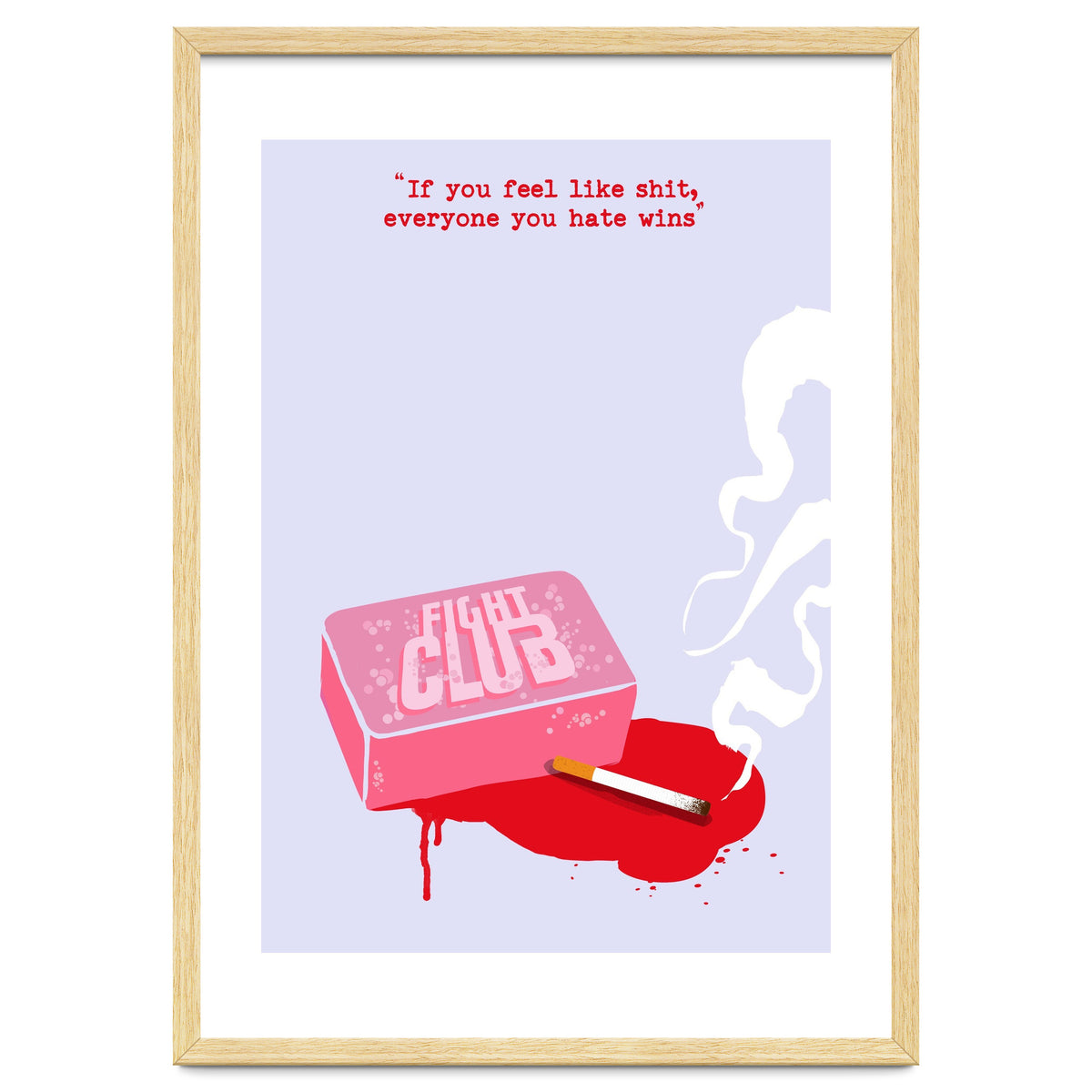 Fight Club soap movie poster