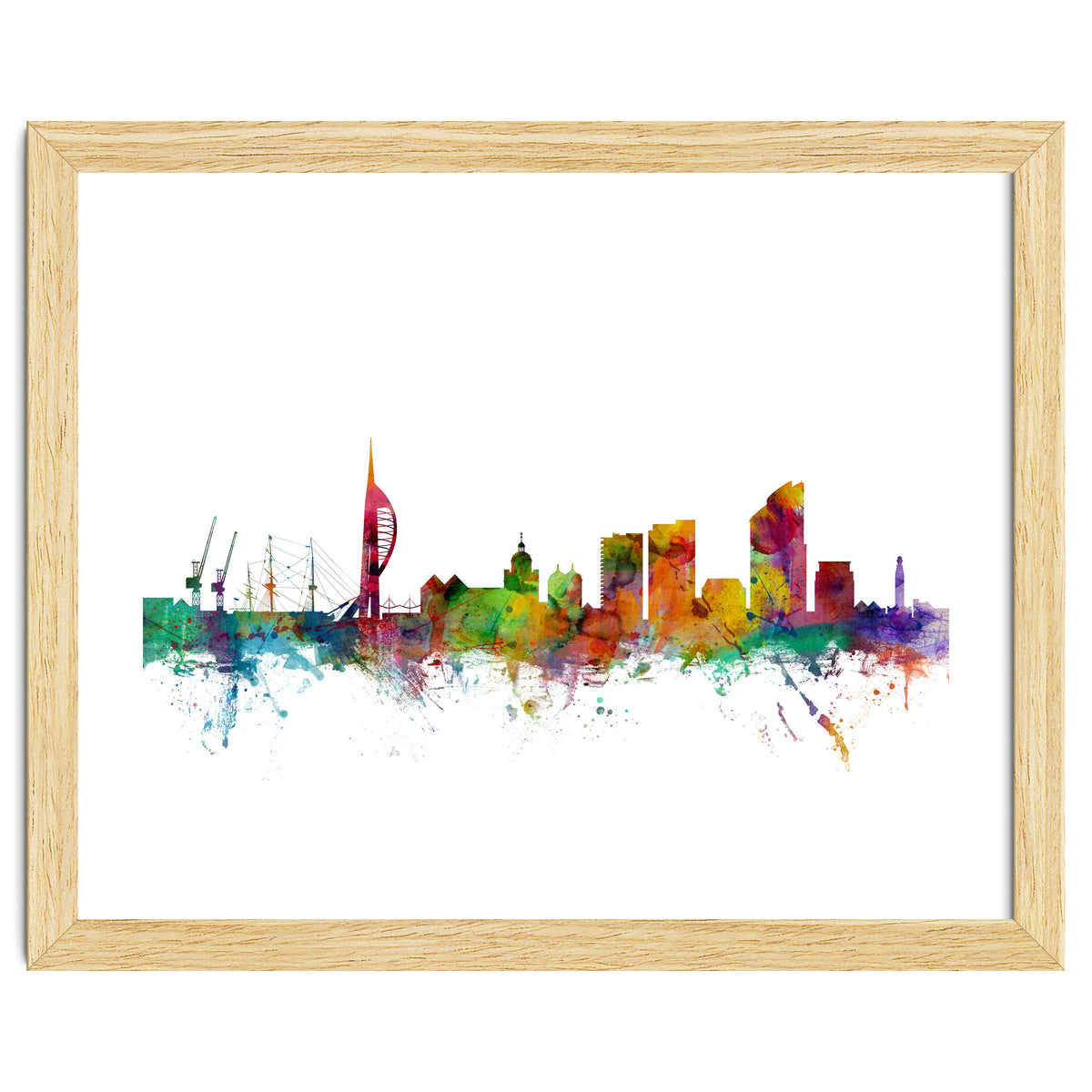 Portsmouth England Skyline