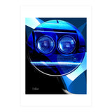 Emoji & Cars blue (Print Only) thumbnail