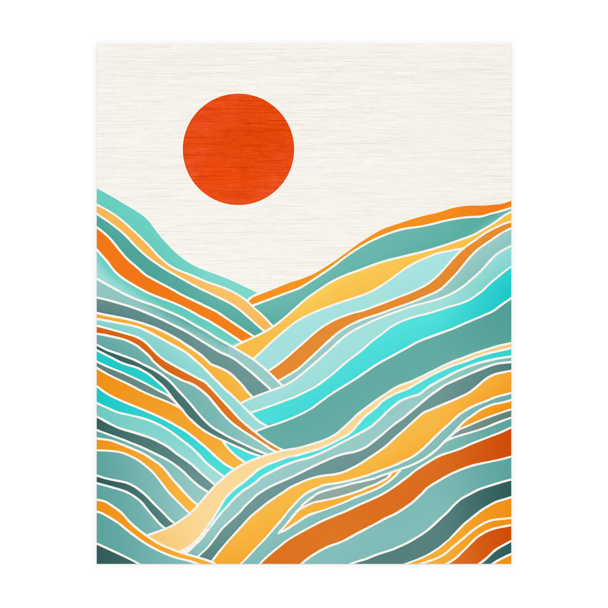 Sunset Landscape (Print Only)