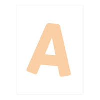 Initial Name Letter A (Print Only)