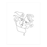 gay love line art-b (Print Only) thumbnail