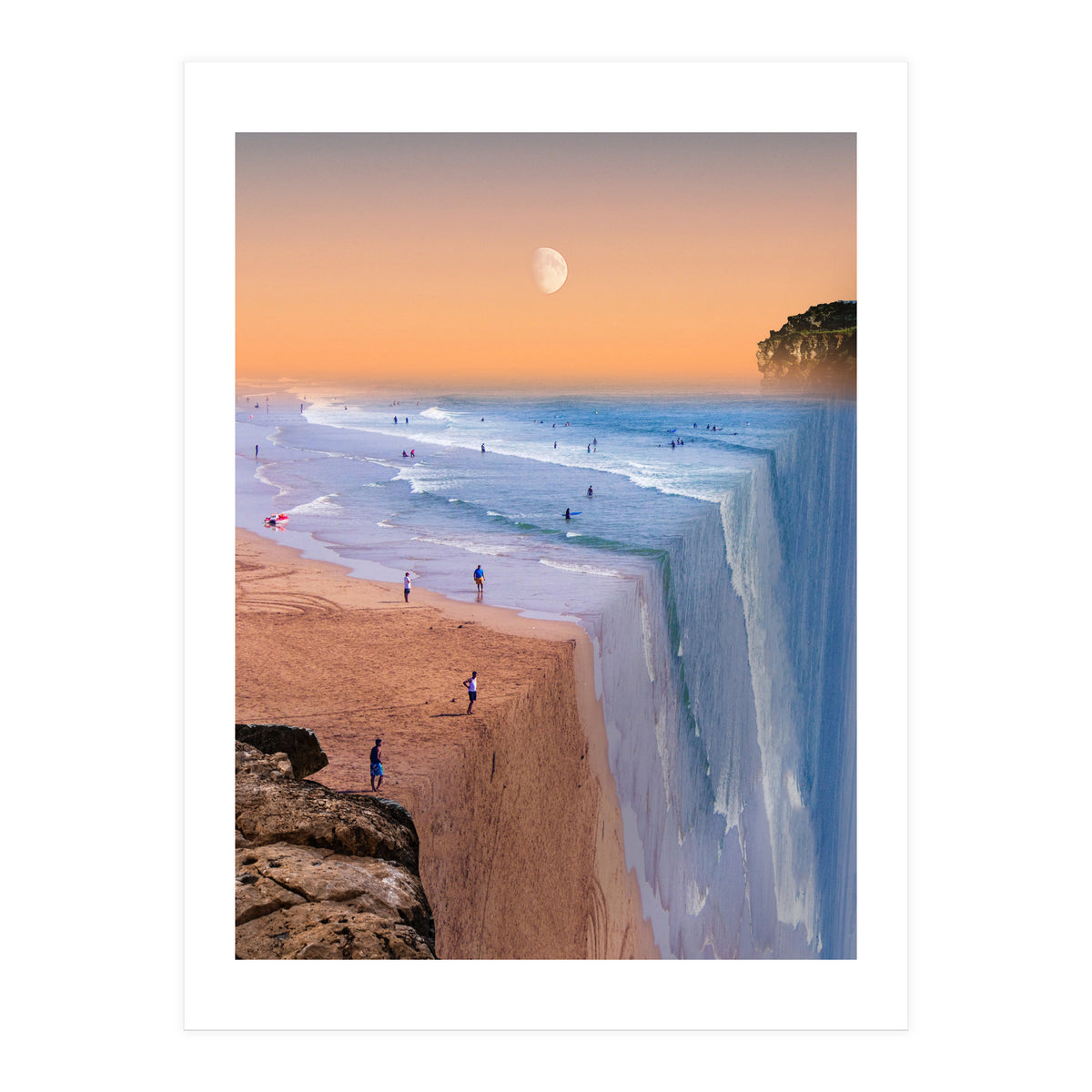 Beach Split  (Print Only)