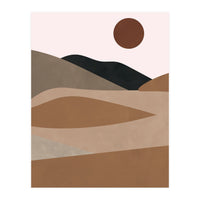 Neutral Mid Century Montain Hills (Print Only)