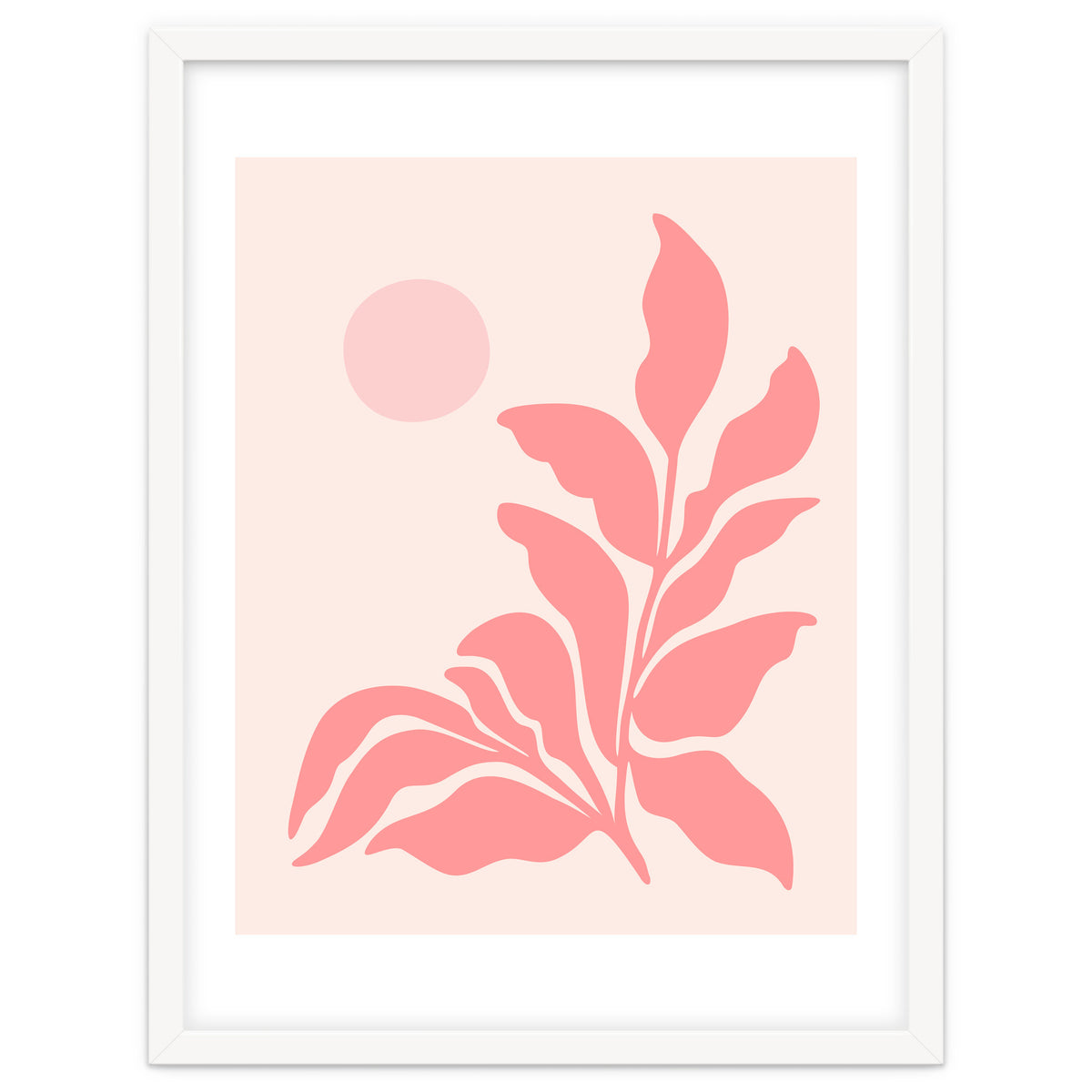 Mid Century Pink Garden