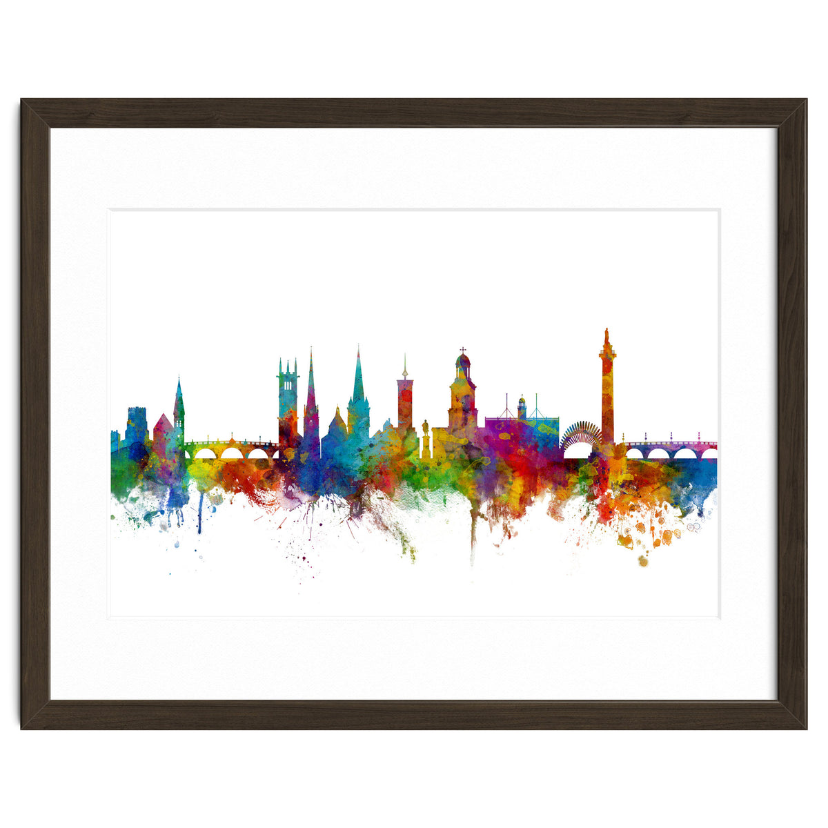 Shrewsbury England Skyline