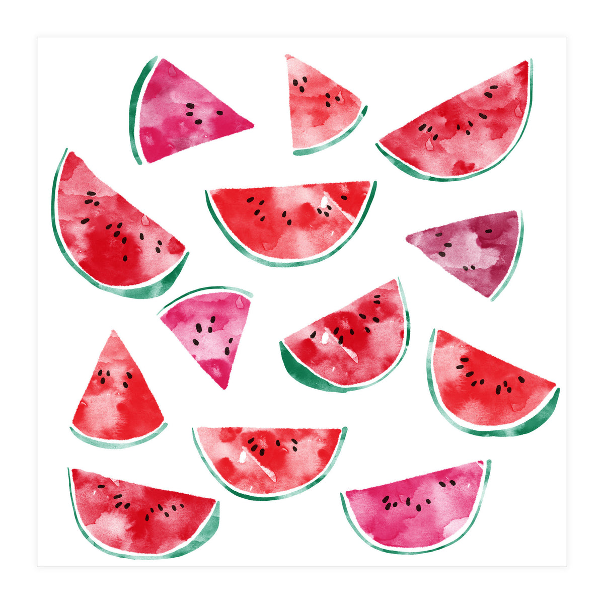 Watercolour Watermelons (Print Only)