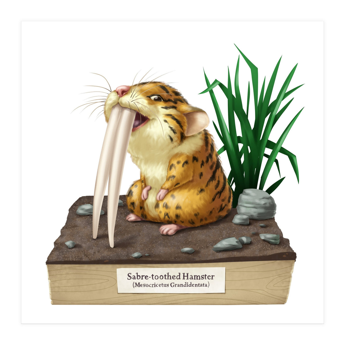 Saber-toothed Hamster (Print Only)