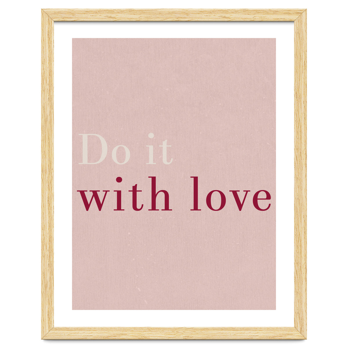 Do It With Love, Pink