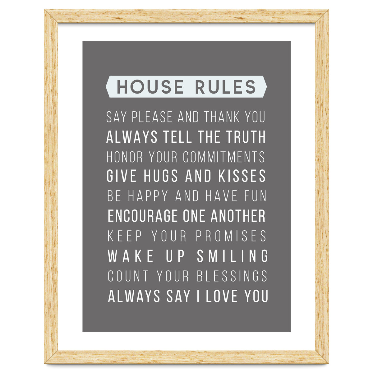 House Rules