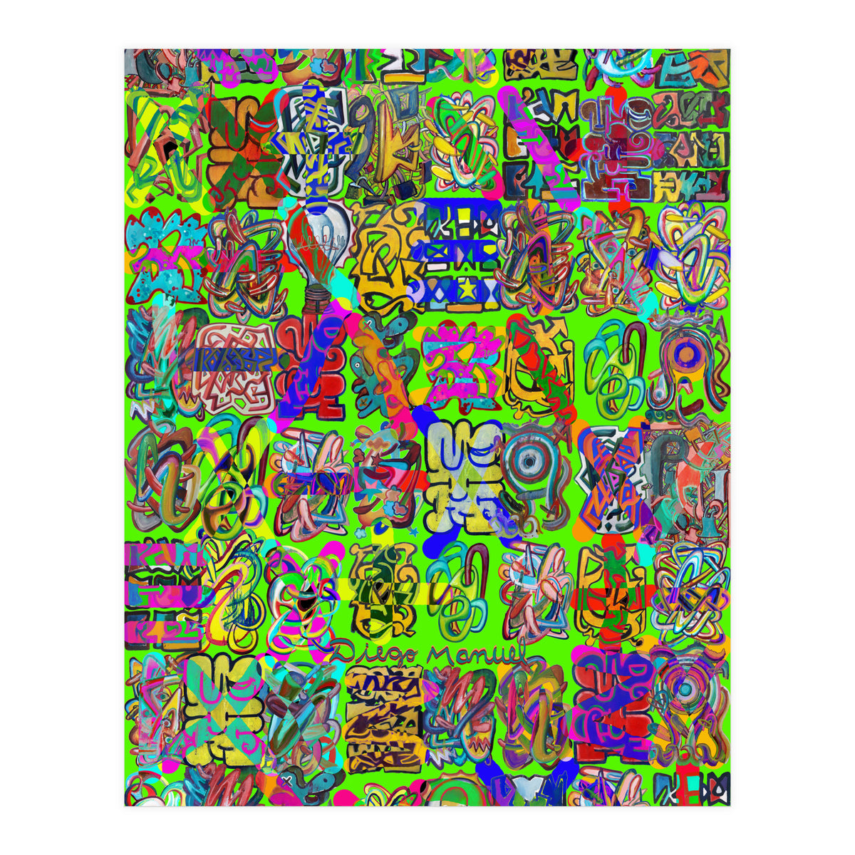 Graffitis 2021 Tapiz 103 (Print Only)