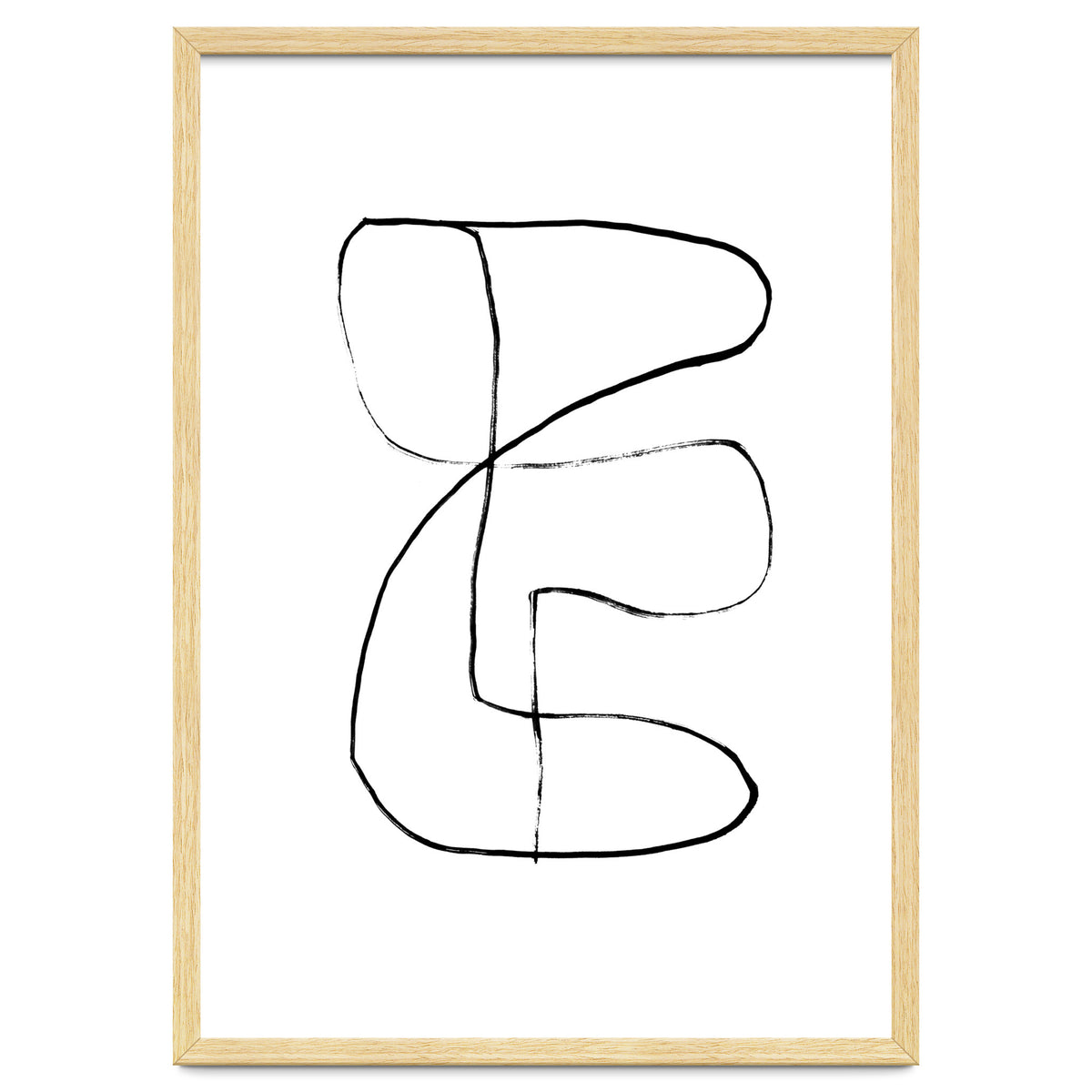 Mid-Century Line Art Print #1