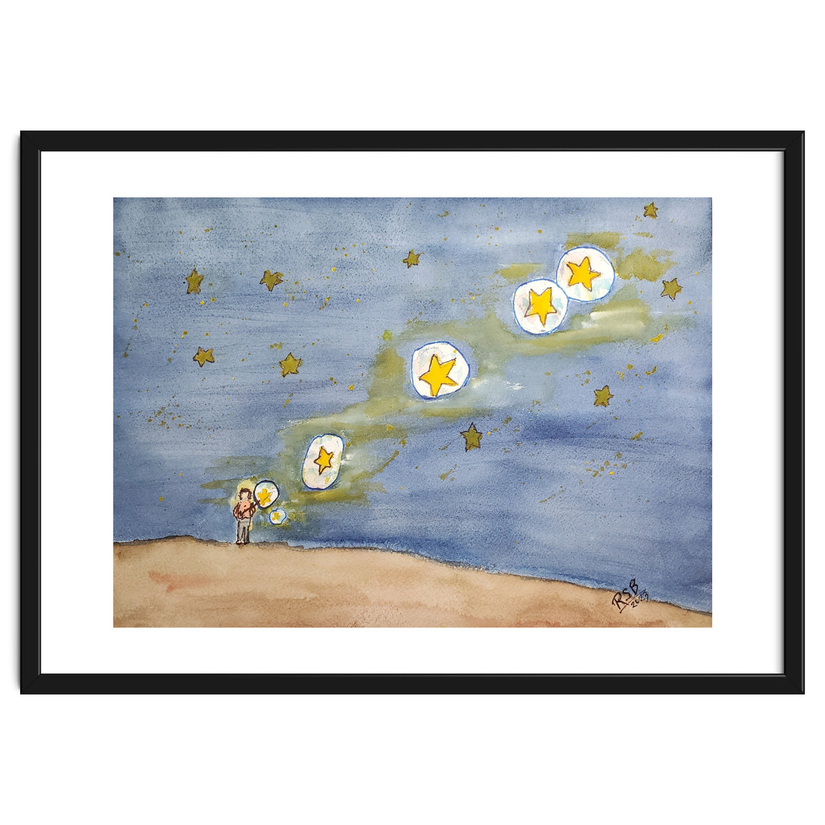 He Dipped the Bubble Wand, Waved his Arm, and Filled the Sky With Stars