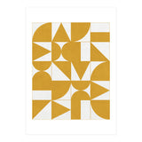 My Favorite Geometric Patterns No.13 - Mustard Yellow (Print Only) thumbnail